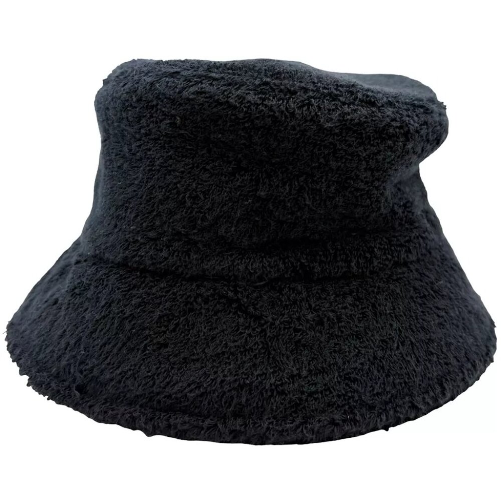 Authentic CHANEL CC Bucket Hat Size:S Black Cotton #36636126 - Picture 7 of 10